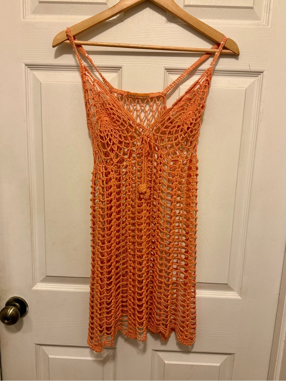 Dainty Crochet Swim Cover-Up Dress